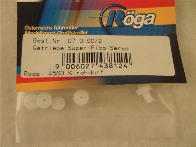 Getriebe zu Super-Pico Servo, R�ga 070290/2