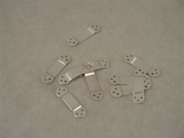 L�tfahnen versilbert lose 20x5mm (f�r Mignon)
