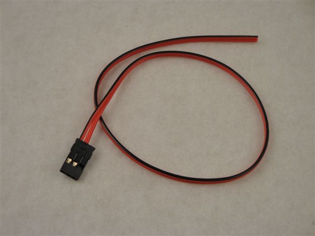 Empf�nger-Akku-Anschlu�kabel Graupner, verg. 2x0,25m�