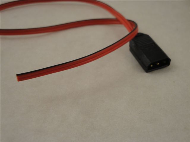 Empf�nger-Akku-Gegenkabel MPX, verg. 2x0,25m�