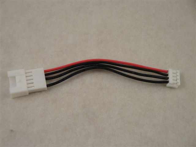 Adapterkabel f�r Lipo f�r Polyquest zu EH 4-pol 4x0,25mm�  10cm