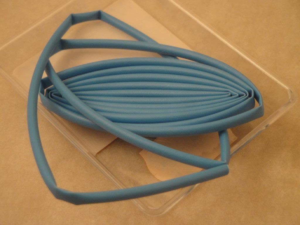 Schrumpfschlauch 2:1 1,6mm blau 1m Polyolefin