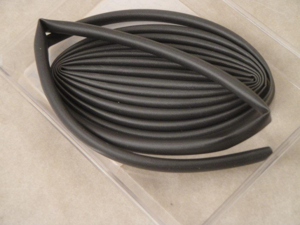 Schrumpfschlauch 2:1 2,4mm schwarz 1m Polyolefin