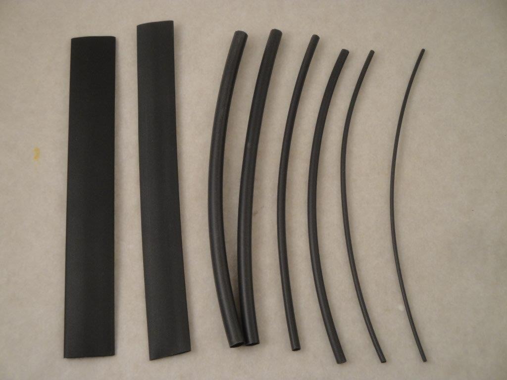 Schrumpfschlauchsortiment 2:1 ca.15cm 1,2-1,6-2,4-3,2-4,8-6,4-9,