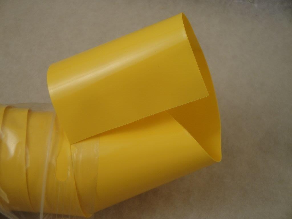 Schrumpfschlauch PVC 2:1 69mmx1m d=42mm, gelb Vollfarbe Schrumpfschlauch PVC 2:1 69mmx1m d=42mm, gelb Vollfarbe