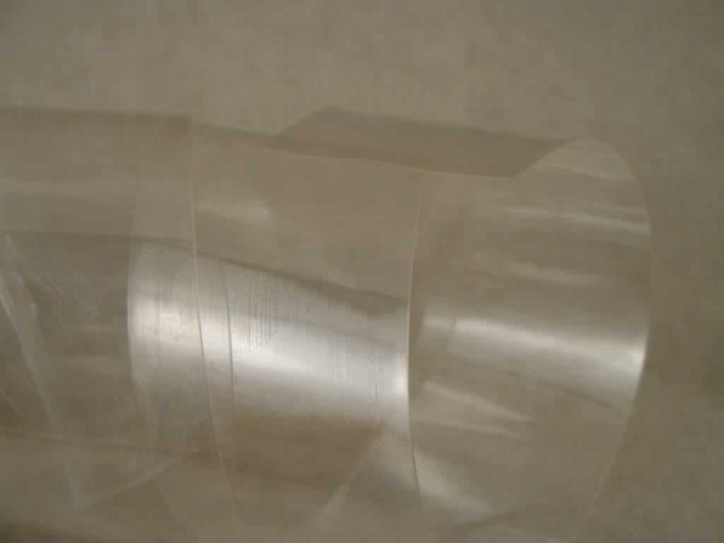 Schrumpfschlauch PVC 2:1 37mmx1m d=24mm, klar transparent Schrumpfschlauch PVC 2:1 37mmx1m d=24mm, klar transparent