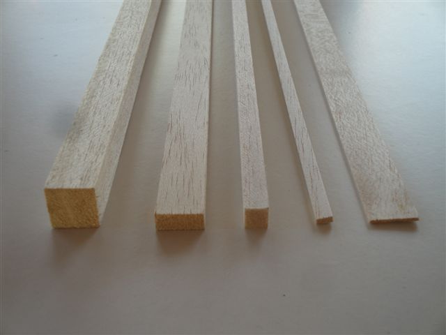 Balsa Vierkantleisten