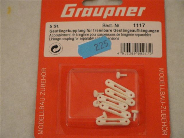 Gest�ngekupplung VE5,  Graupner 1117