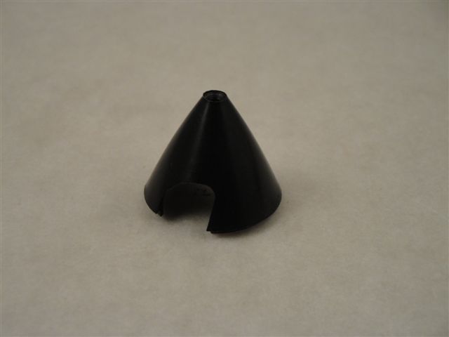 Spinnerkappe 25x22mm, schwarz, einzeln,  Graupner 1308.5