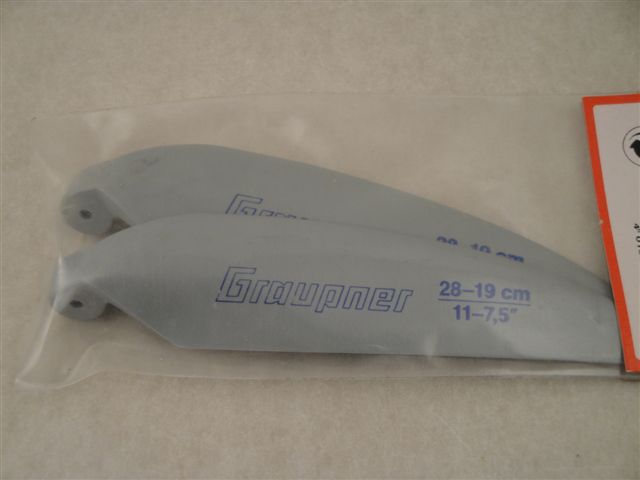 Klappluftschraubenbl. 15x15cm  6x6",  Graupner 1309.15.15
