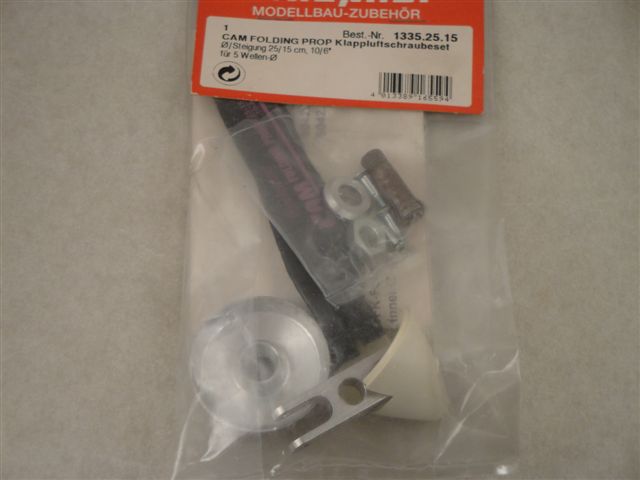 CAM FOLDING PROP 25x15cm  10x6",  Graupner 1335.25.15