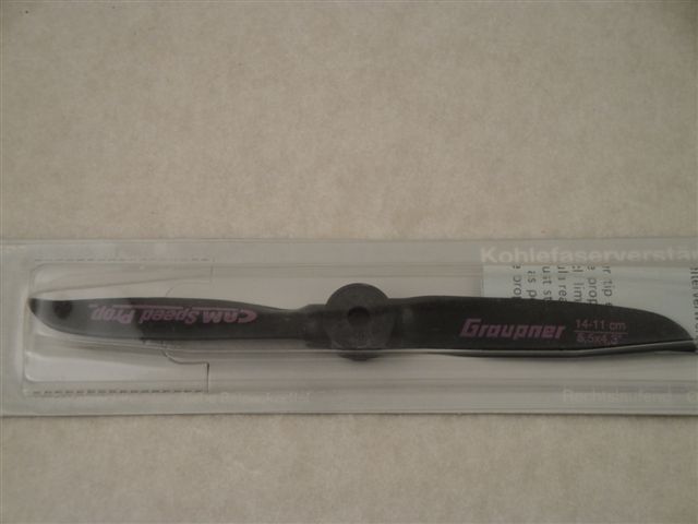 CAM SPEED PROP 10x8cm  4x3",  Graupner 1361.10.8