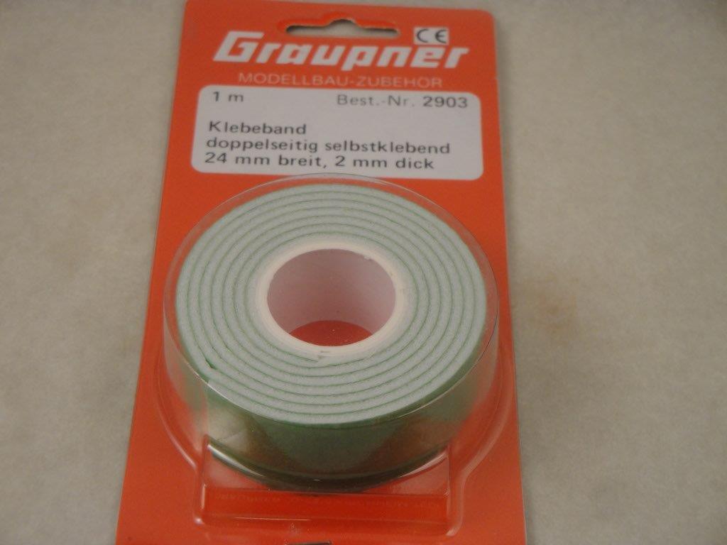 Doppelseitiges Klebeband 2x24mm,  Graupner 2903