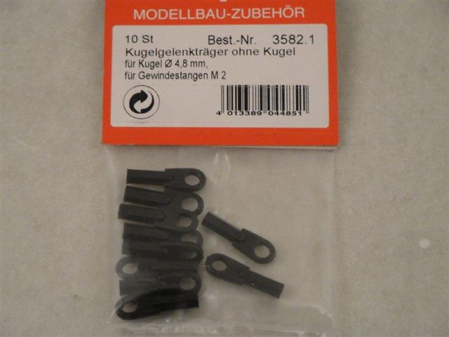 Kugelgelenktr�ger ohne Kugel M2,  Graupner 3582.1