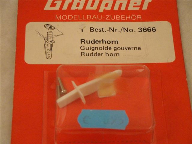 Ruderhorn, 25mm,  Graupner 3666