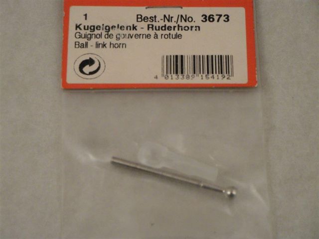 Kugelgelenkruderhorn,  Graupner 3673