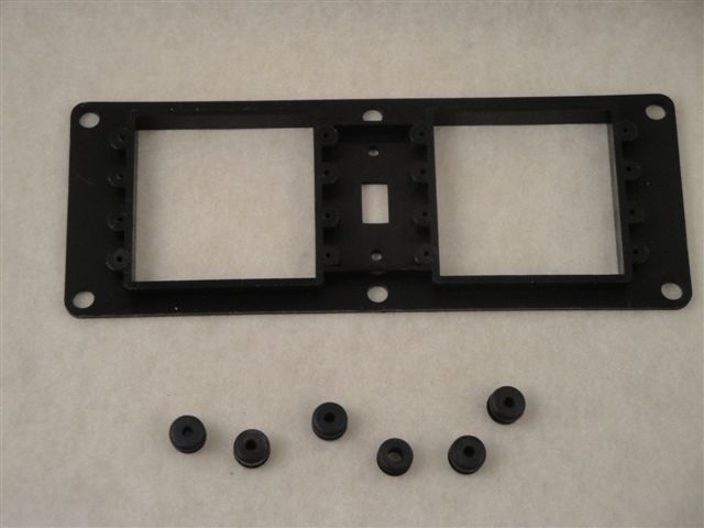 Servohalterung f�r 4 Standart-Servos,  Graupner 3937.4