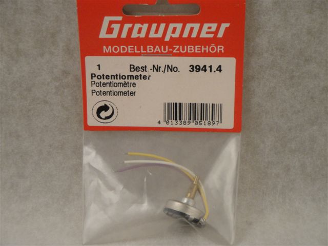 Potentiometer f�r C 501,  Graupner 3941.4