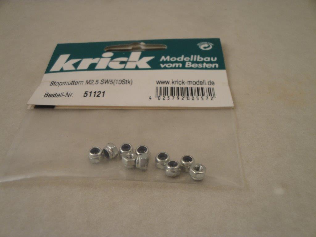 Stopmuttern M3 (10 Stk.),  Krick 51122