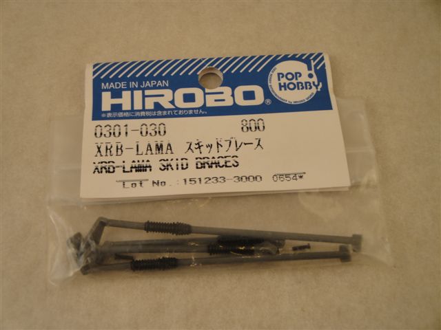 Kufenabstützung, für XRB; Hirobo 0301-030 Kufenabstützung, für XRB; Hirobo 0301-030