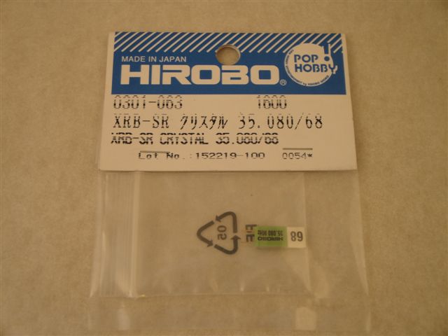 Quarz K 68/35MHz SR, f�r XRB; Hirobo 0301-063