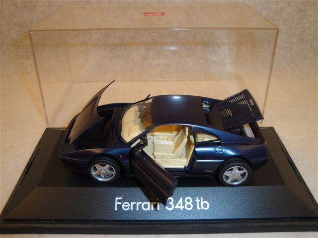 Ferrari 348 tb, blau  1:43  herpa 010108
