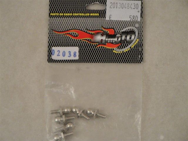 Kugelk�pfe M3, Kugel 5,8mm (6 Stk.), HiMoto 02038