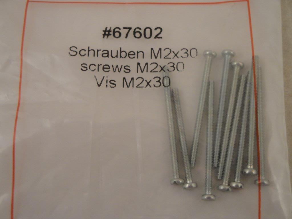 Zylinderkopfschrauben M2x30mm, (10Stk.), Ikarus 67602