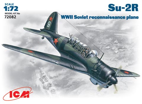SU-2R WWII Soviet Reconnaissance Plane  1:72 ICM 72082