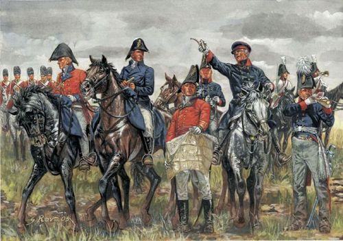 British/Russian All. Gen. Staff   1:72  Italeri 6065