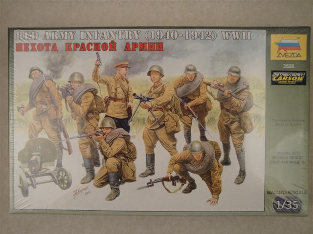 Red Army Infantry WWII  1:35, Zvezda 3526
