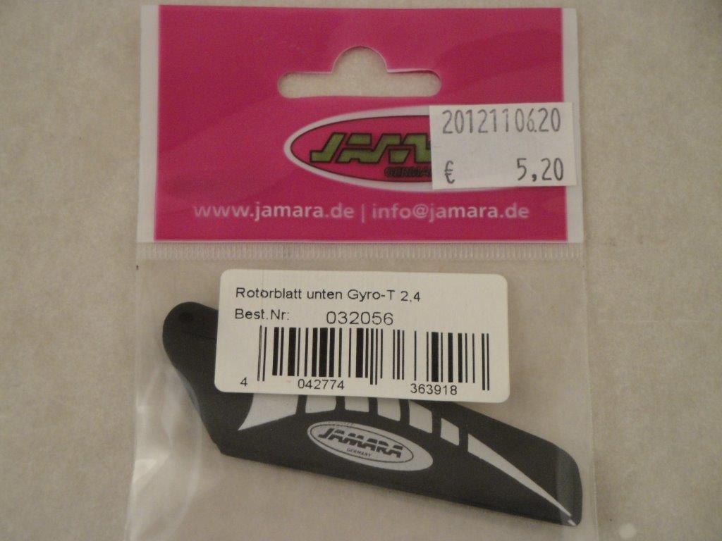Rotorblatt unten Gyro-T 2,4o, Jamara 032056