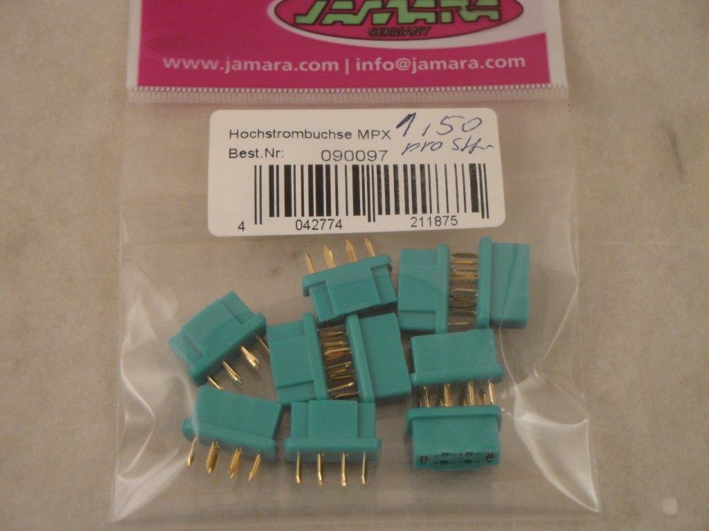 MPX-Hochstrombuchsen 10 St�ck, Jamara 090097