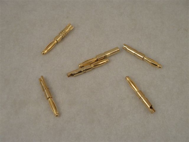 Goldkontaktstecker 2,0mm