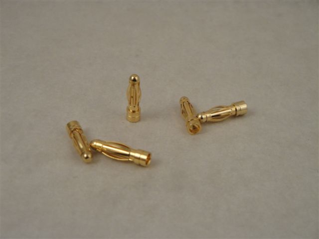 Goldkontaktstecker 3,0mm