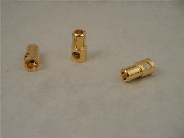Goldkontaktstecker 6,0mm