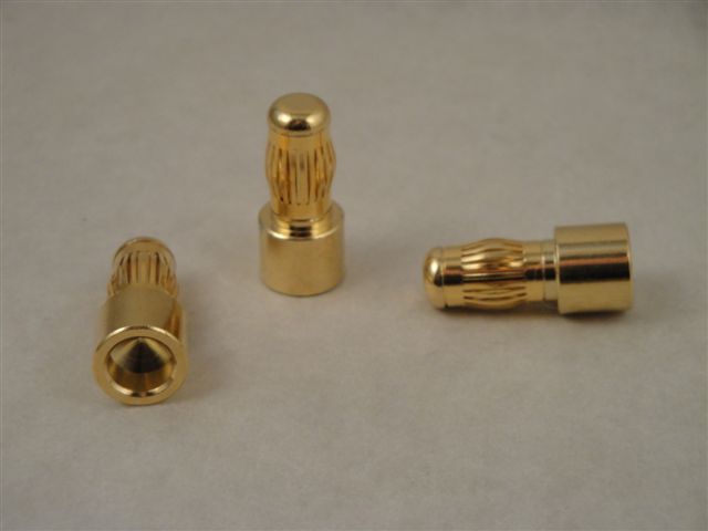 Goldkontaktstecker 8,0mm