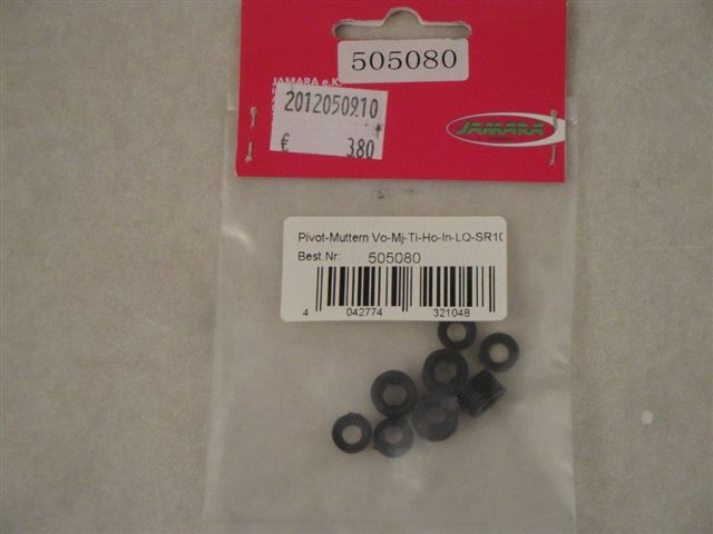 Pivot-Muttern Vo-Mj-Ti-Ho-In-LQ-SR10 VE4, Jamara 505080