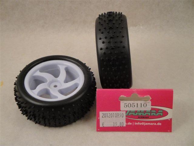 R�der Buggy 1:10 5-Speichen-wei�, 85x32mm (2 St), Jamara 505110
