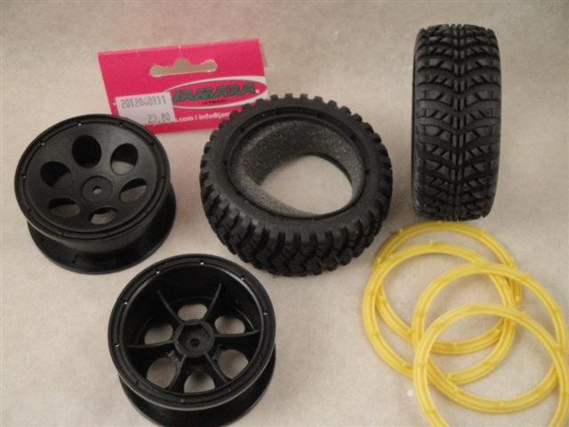 R�der Buggy 1:10 6-Speichen-sw, 85x33mm (2 St), Jamara 505137