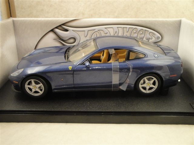 Ferrari 612 Scaglietti, blau,  1:18,  HotWheels H3062