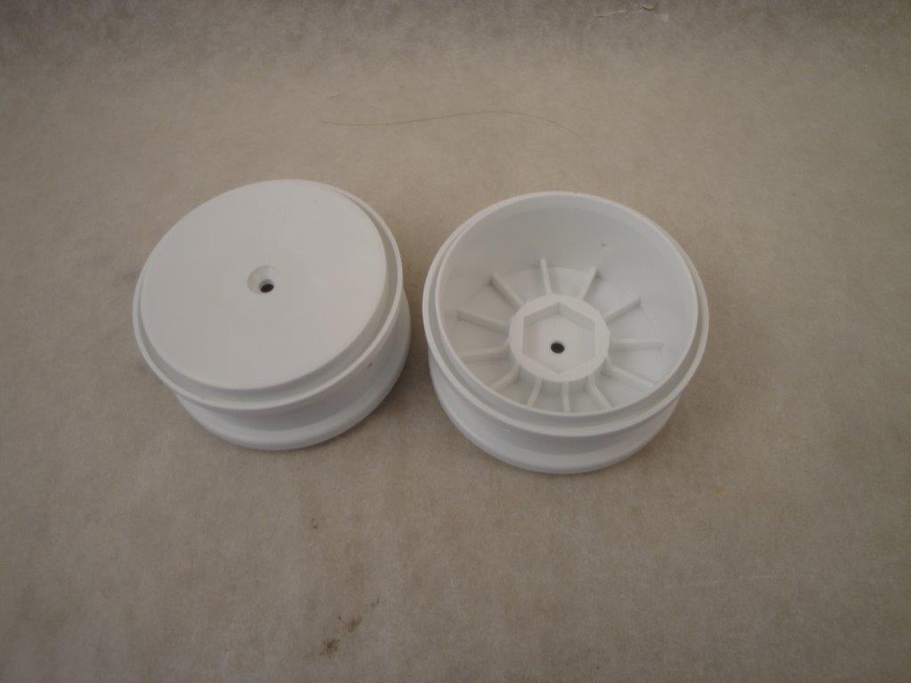 Dish-Felgen weiss (2 St.)  1:18 Shark,  LRP 112349