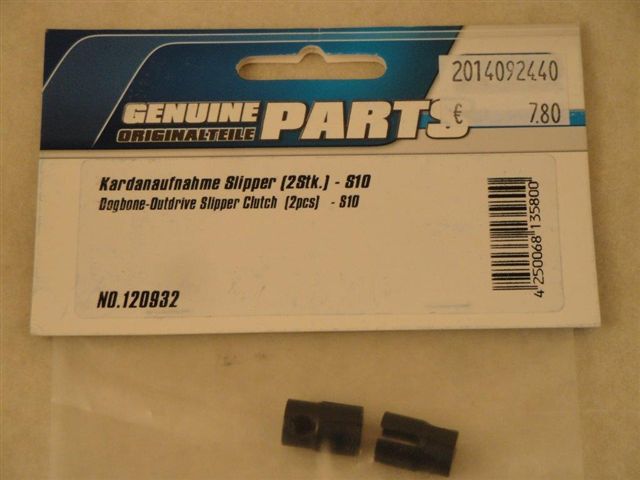 Kardanaufnahme Slipper (2 Stk.) - S10,  LRP 120932