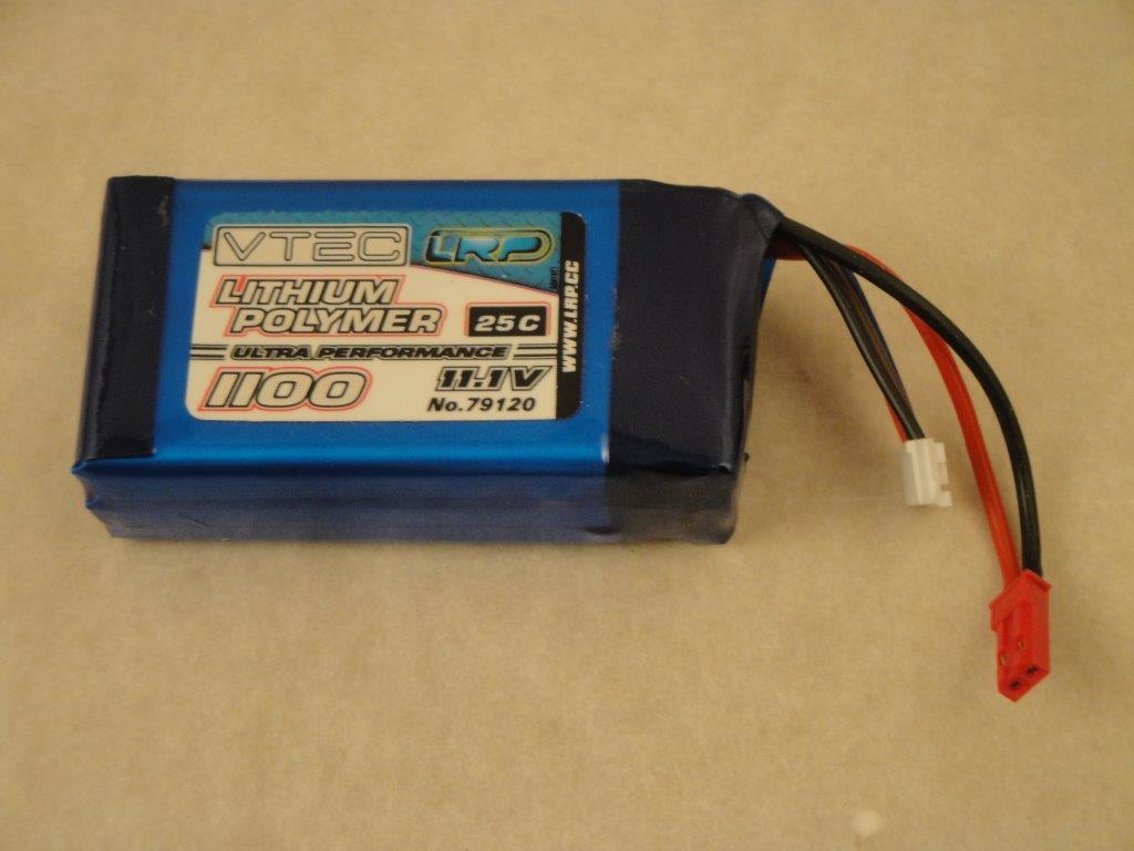Li-Po 3S 1100mA 11.1V 25C 71x36,5x21,5mm,   LRP 79120
