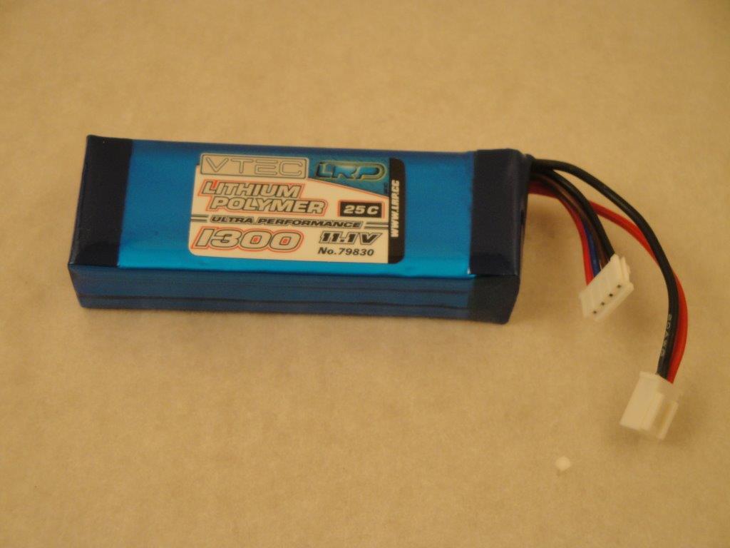 Li-Po 3S 1300mA 11.1V 25C 87x30,5x18,5mm,  LRP 79830