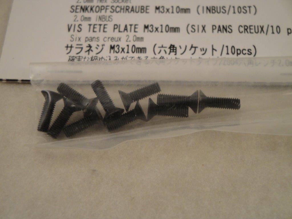 Senkkopfschraube M3x10mm (Innensechskant/10St), HPI Z083