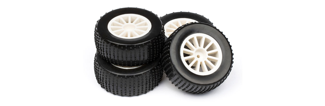 Buggy Felgen/Reifen Set (Atom),  LRP MV21013