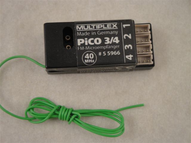 Empf�nger Pico 3/4 Indoor  40MHz MPX-mini,  Multiplex 55966
