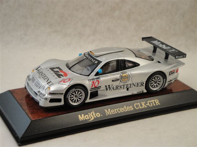 Mercedes CLK-GTR Warsteiner 10, silber  1:43  Maisto 50108
