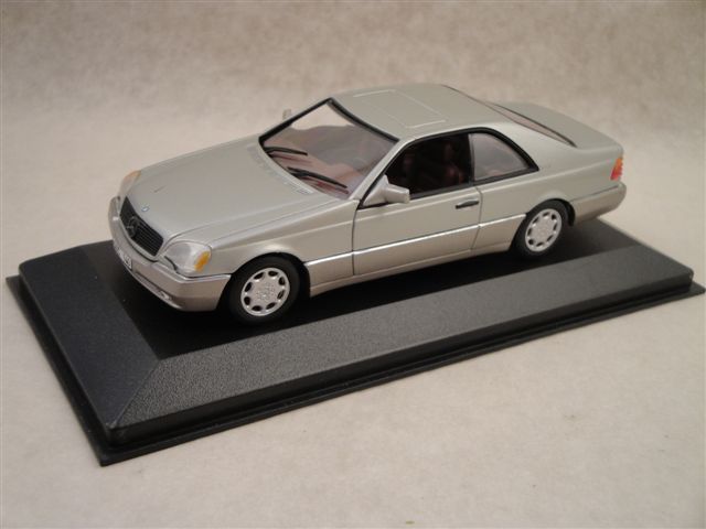 Mercedes Benz 600 SEC, silber  1:43  Minichamps
